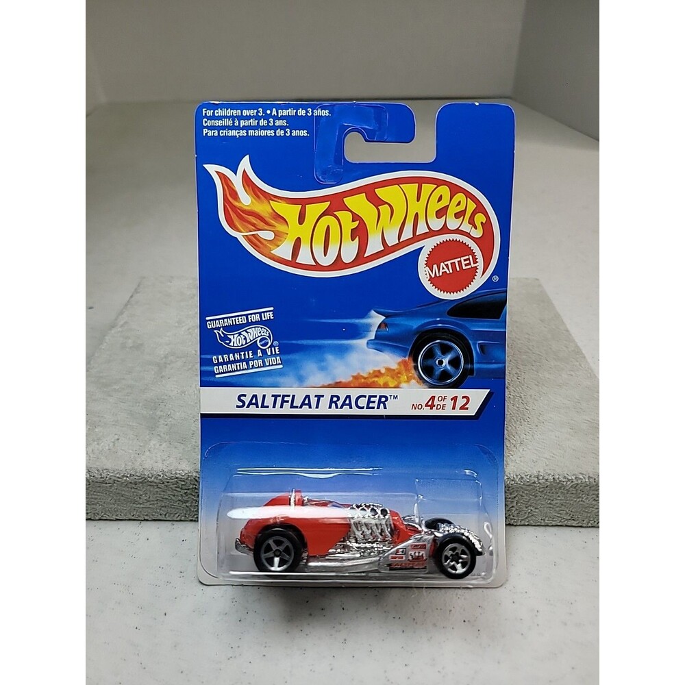 Hot Wheels Saltflat Racer No.4 of 12 International Card 16673 Red